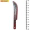 Bloody Butcher Knife Prop - Blood Stained Fake Costume Knives Props for Zombie Costumes
